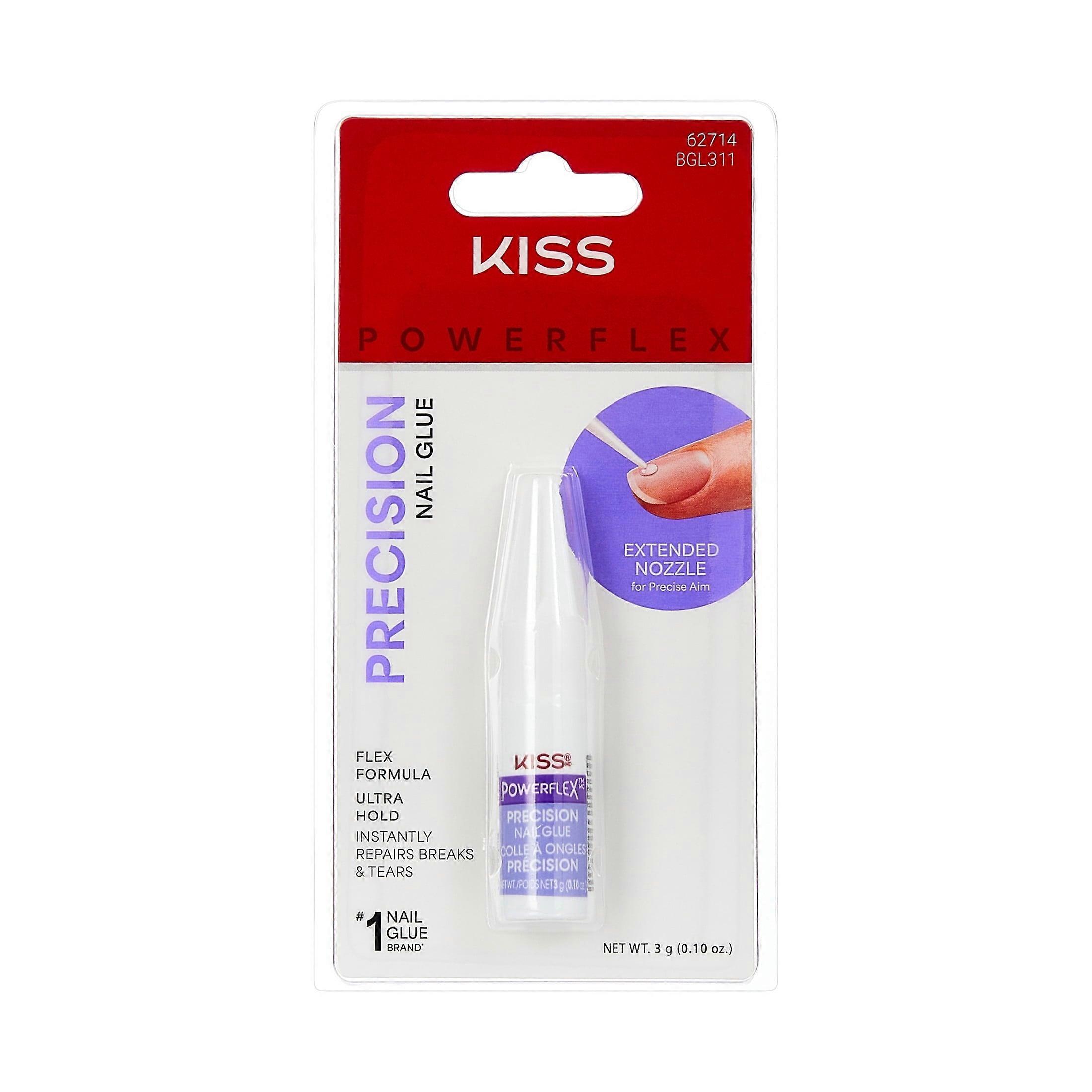 Kiss PowerFlex Ultra Hold Precision Squeeze-On Nail Glue 0.1 oz