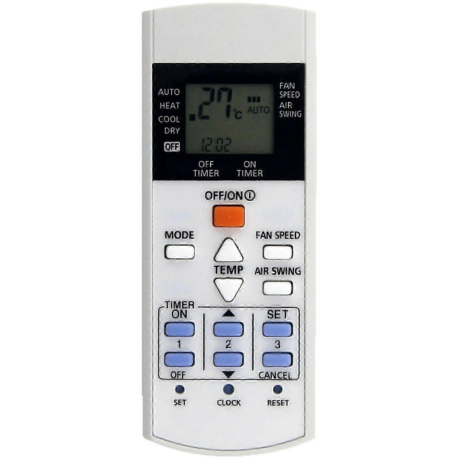 A75C3623 For Panasonic Air Conditioner Remote Control Ergonomic Replacement Wireless Controller