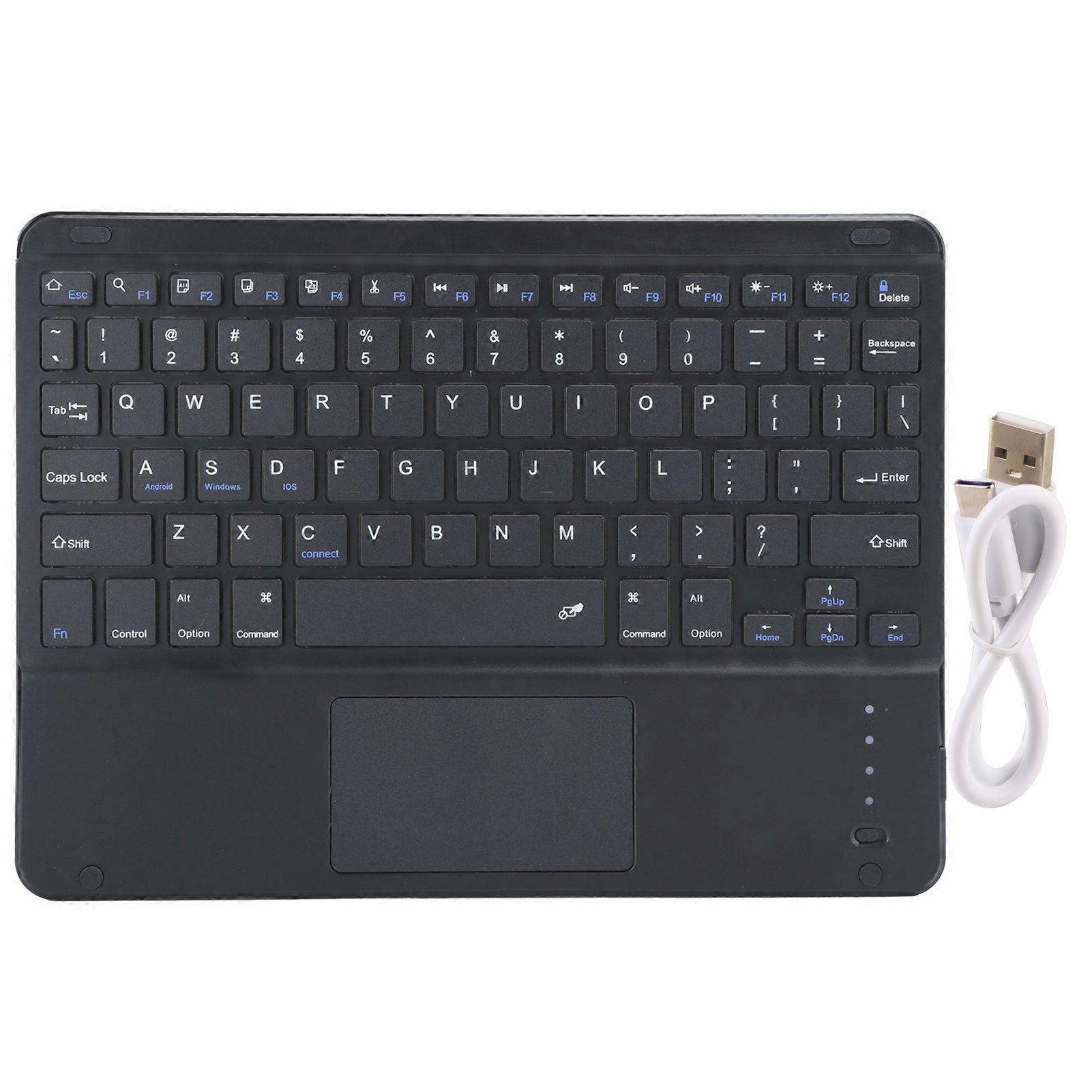 Keyboard Wireless Remote Computer Accessories for Windows/ iOS / Android System SmartphoneBlack YEMMA