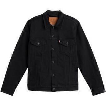 Levis Mens Cotton Denim Long-Sleeved Trucker Jacket