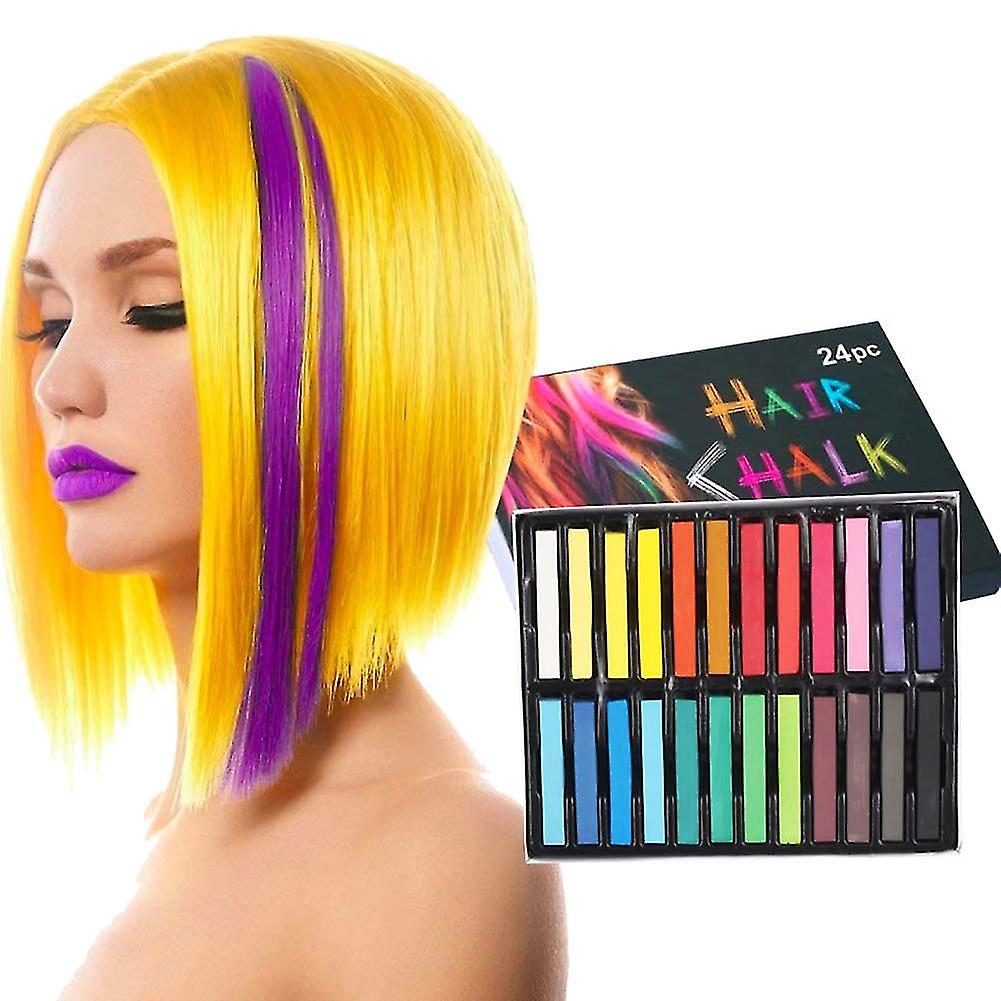 24 Farben Haarfarbe Kreide