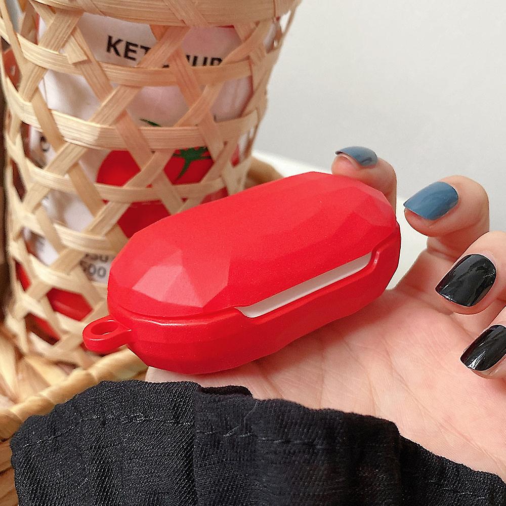 Solid Color Matte Earphone Case For Samsung Galaxy Buds Plus Diamond Pattern Hard Plastic Protector Cover For Galaxy Buds Cases