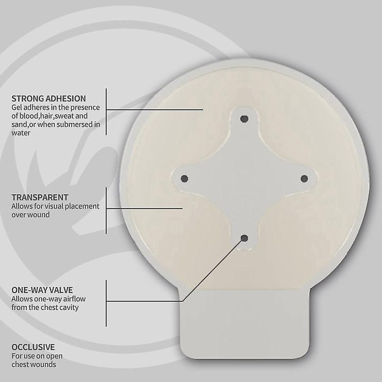 Chest seal medical chest seal vented chest wound for open chest injury ...