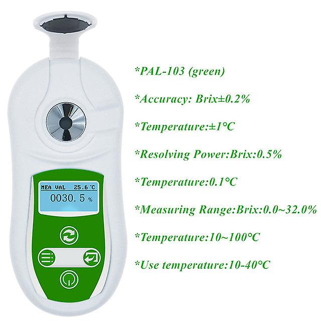 Handheld Digital 0-53%/0-32% Refractometer Brix Sugar Tester Meter Fruit Juice Beverage Drinks Concent Measuring Instrument
