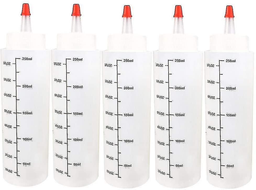 5 Pieces 250 Ml Dropper Bottle Liquid Bottle