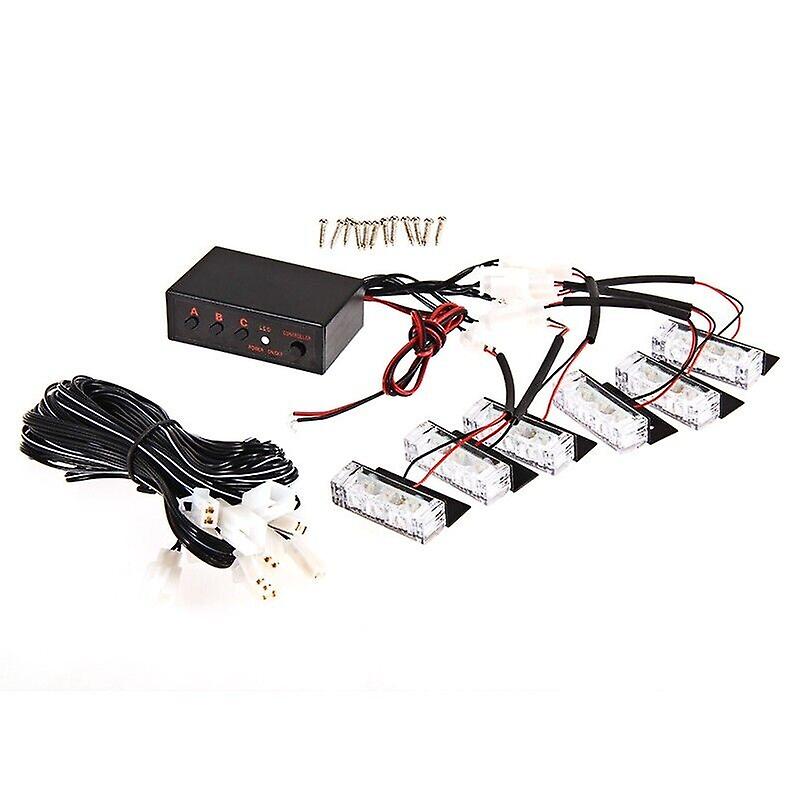 Bike Trailer 12V Recovery Light Bar Warning Strobe LED Amber Flashing Beacon Car Truck Roof E Trailer Lights - Foto 7