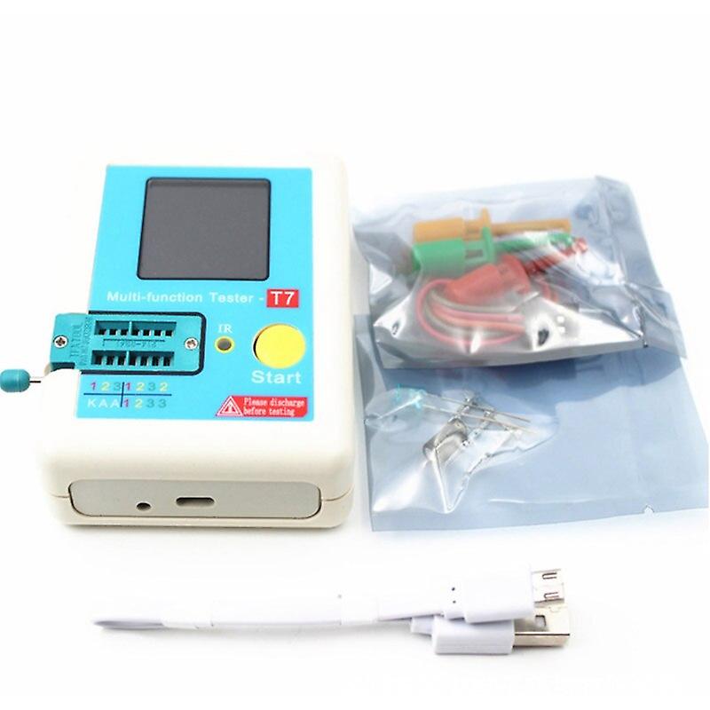 Tester Di Transistor TFT Multifunzionale LCR-T7 Con Display Grafico One Touch E Spegnimento Automatico Per Diodi Triodi Condensatori Resistori Transistor Esr Npn Pnp E Mosfet 93033507