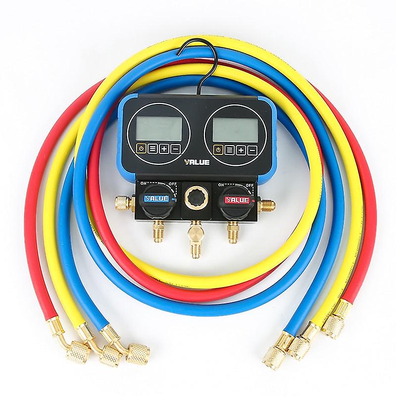 Value Vrm2-0101i Digital Display Refrigerant Table Snow Gauge Pressure Gauge For R22, R410a, R1234y, R407