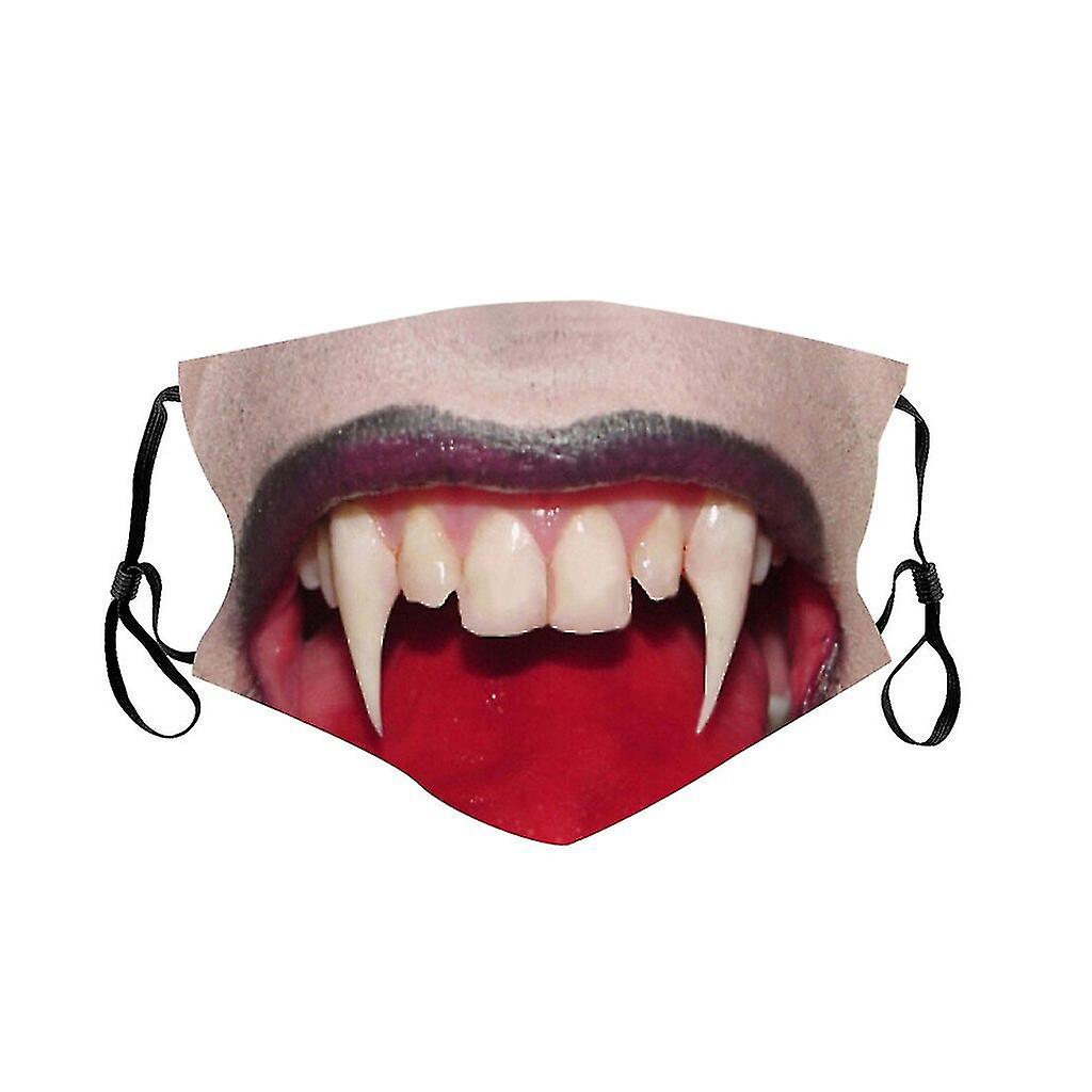 3d Funny Printing Face Mask 1pc