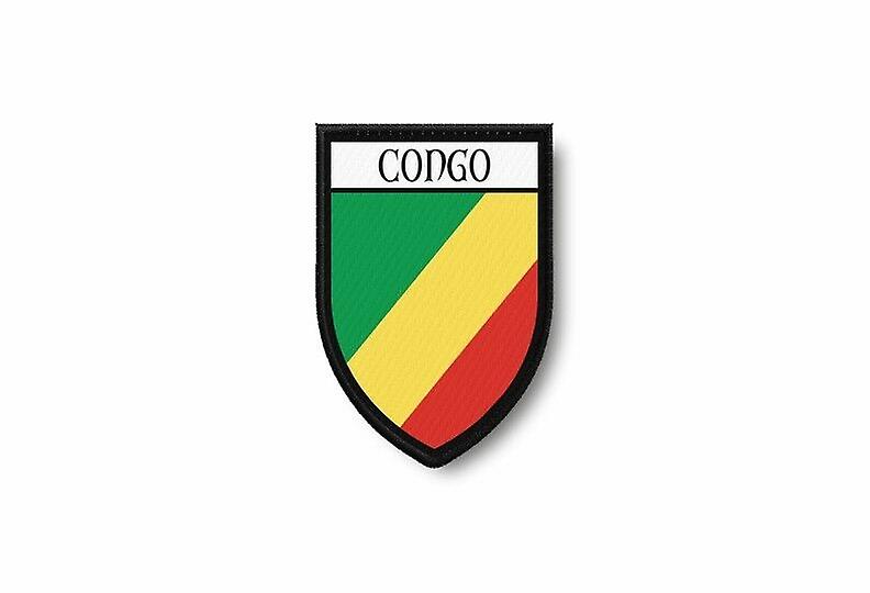 Patch Ecusson Termocollant Bord Brode Flag Prints Congo Congo Congo
