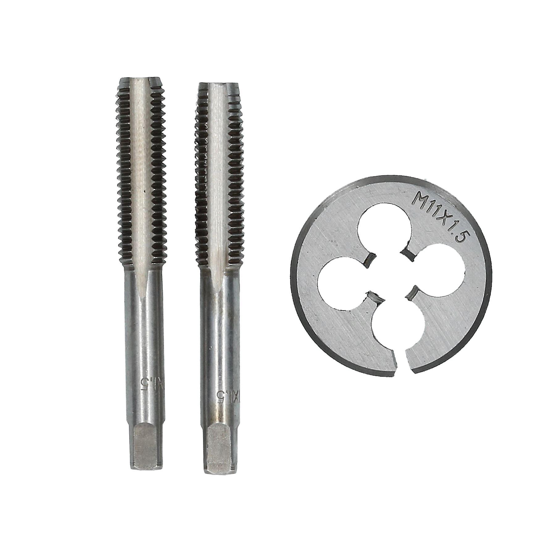 M11 x 1.5mm Metric Tap and Die Tungsten Steel Taper and Plug TD014_TD049