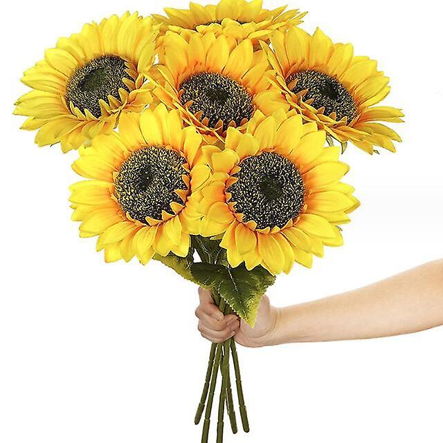 6PCS Long-stemmed Sunflowers Artificial Flowers