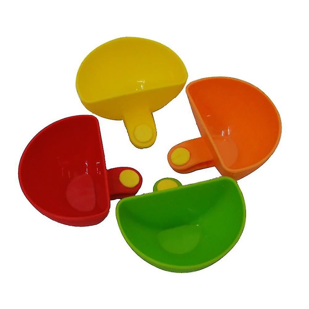 Lot de 4 bols à sauce multicolores, bols de service, récipients à épices pour sel, ketchup, sucre, vinaigre