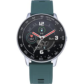 Radiant smart times square Montre à quartz numérique pour hommes avec bracelet en silicone RAS20404DF