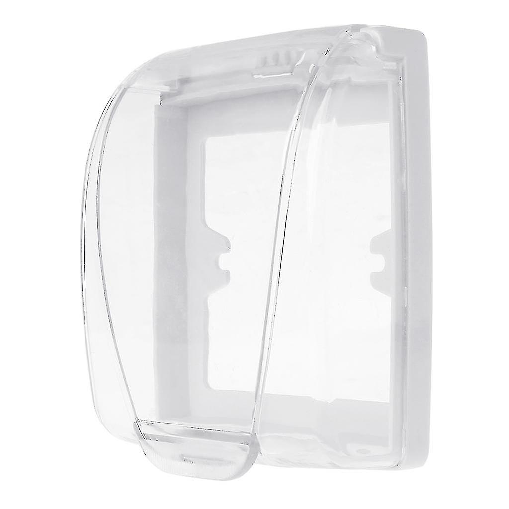 Plastic Wall Switch Waterproof Cover Box Wall Light Panel Socket Doorbell Flip C