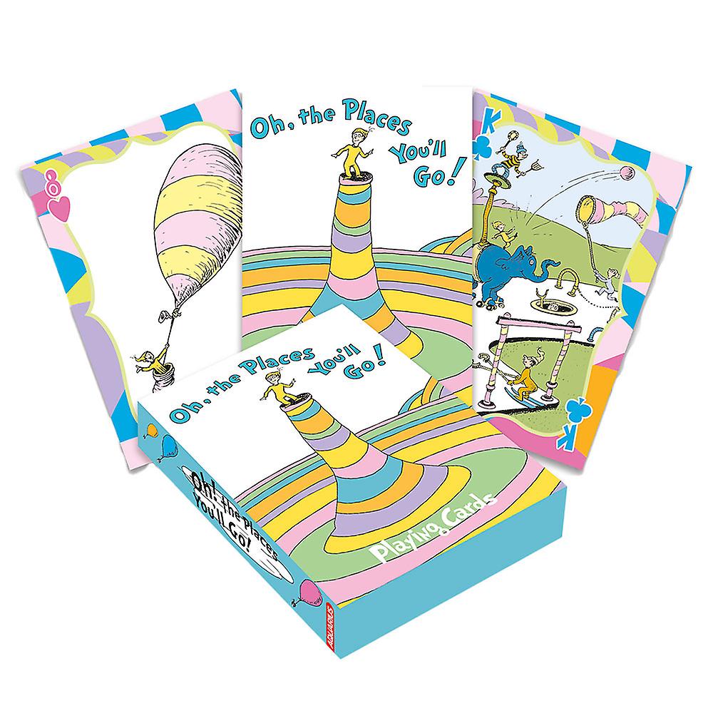 Officially Licensed Aquarius Oh the Places Youll Go Playing Card Game Ages 6+