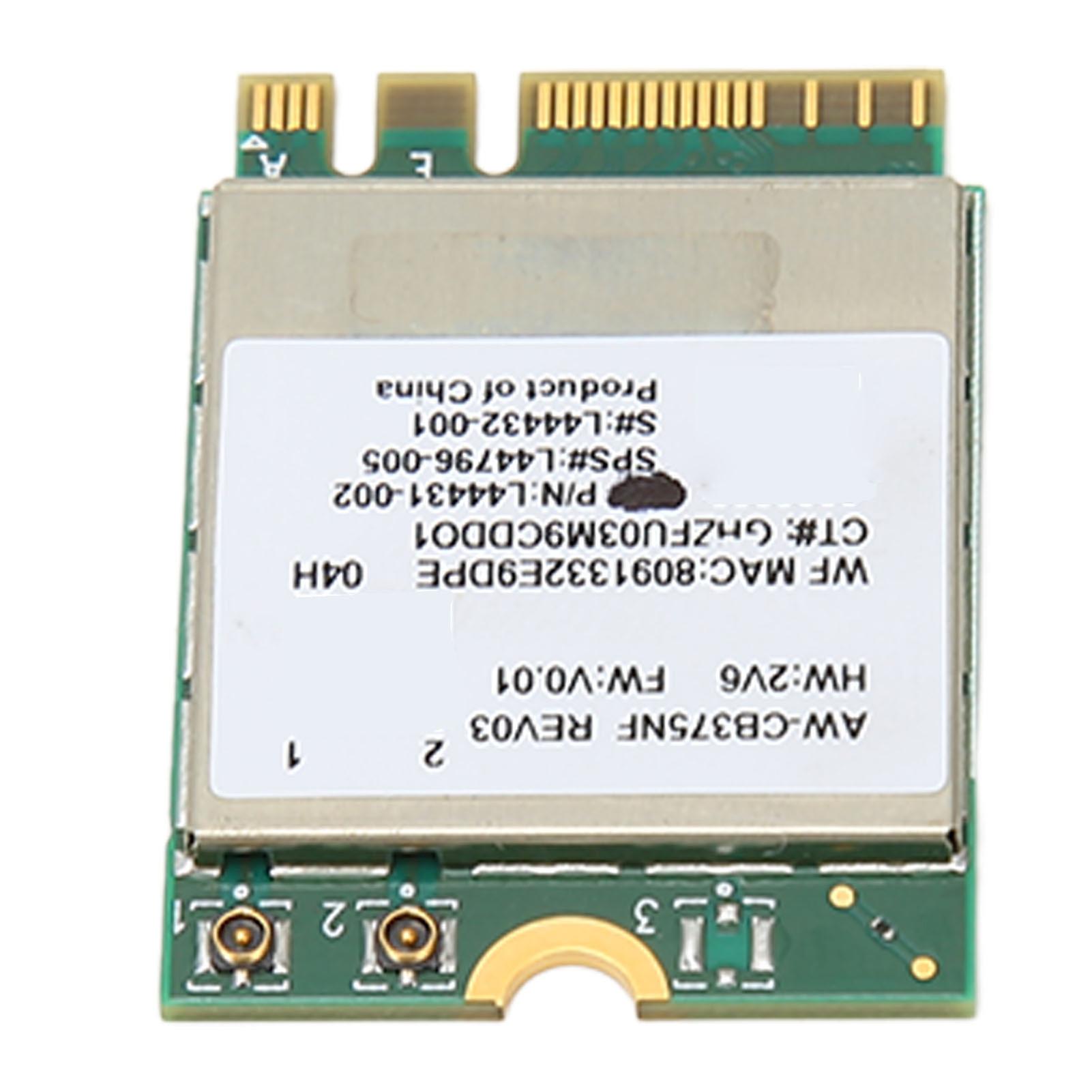 RTL8822CE Network Card 300Mbps 2.4G 867Mbps 5G BT5.0 Plug and Play M.2 WiFi Card for Laptop Desktop Motherboard 