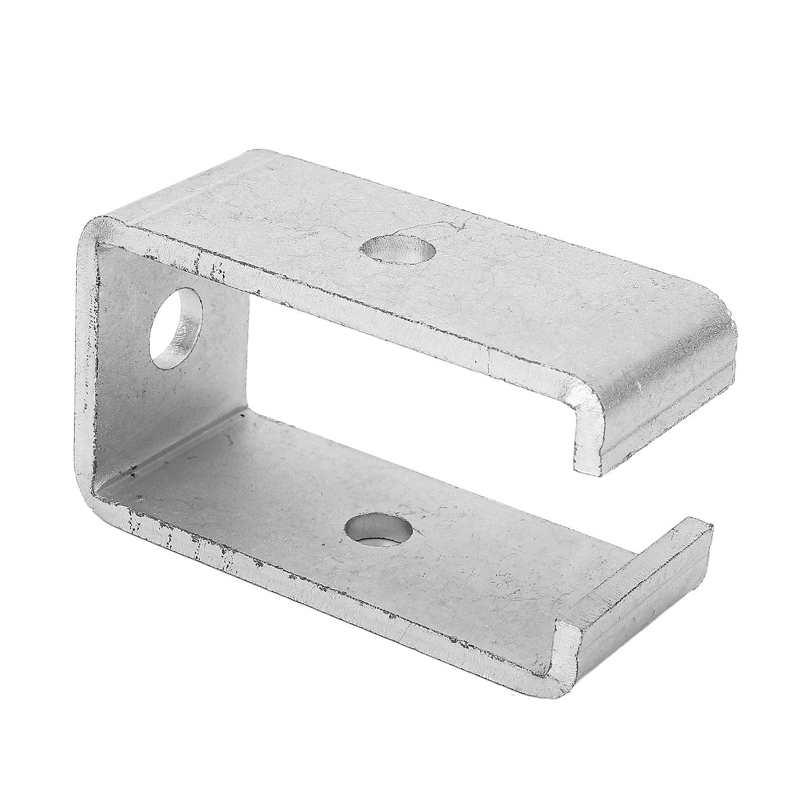 Silver Channel Trolley Track Hanger Bracket Heavy Duty Track Intermediate Hanger Bracket Support 