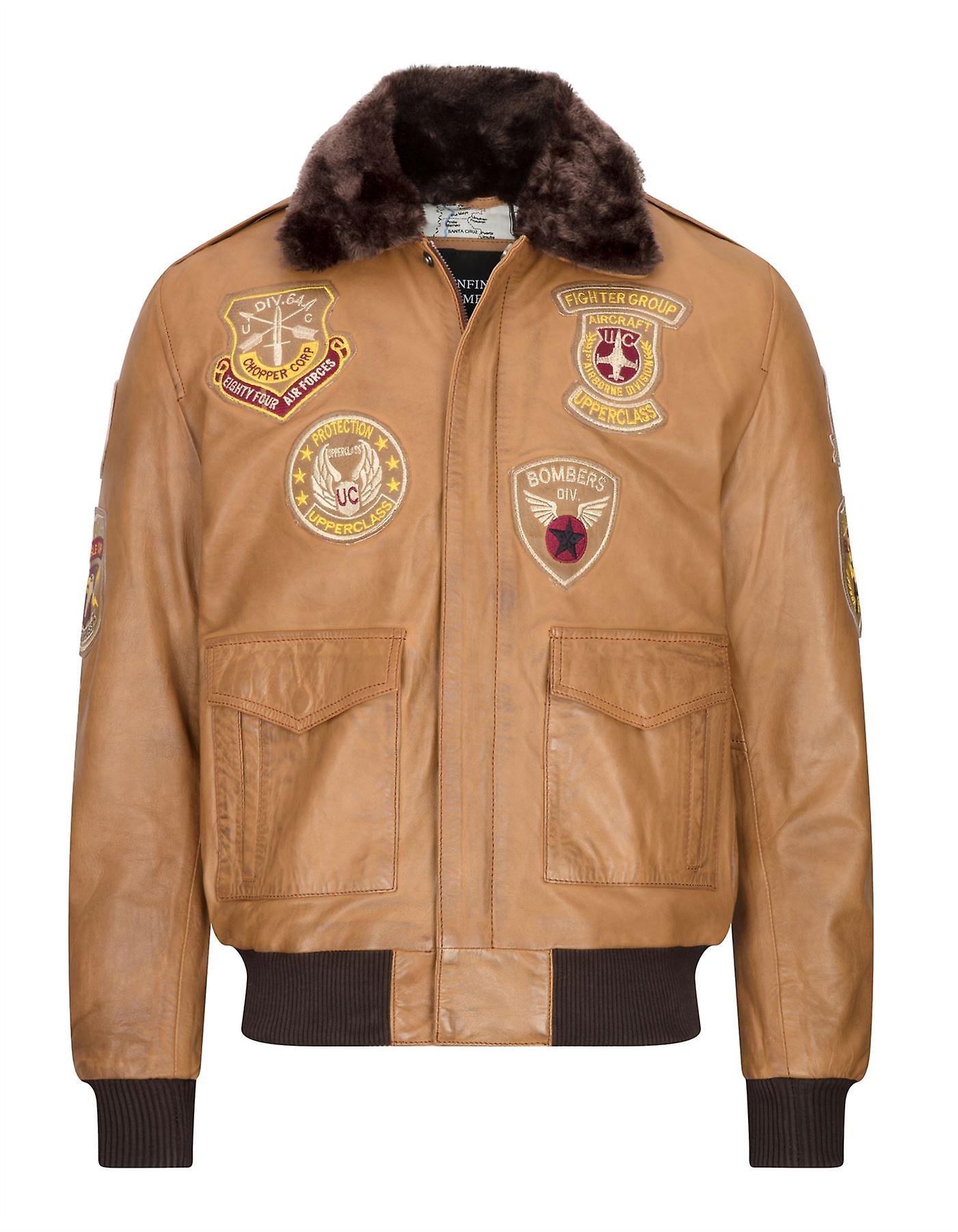 DGKaxiyaHM Men's Fashion Relaxed Slim Leather Jacket Retro