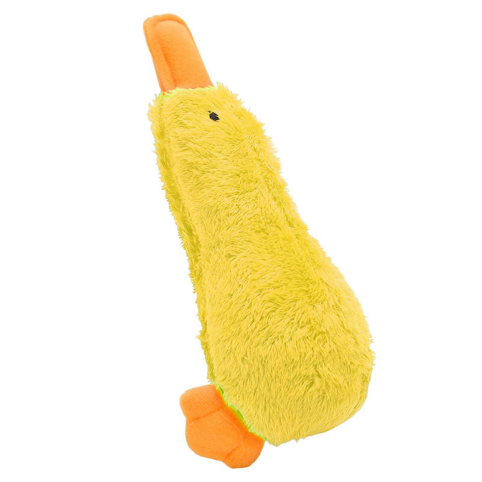 Squeaky Plush Dog Toys Interactive Fun Cute Bird Soft Bite Resistance Plush Dogs Chew Toy for Dogs Puppies Pets Yellow 
