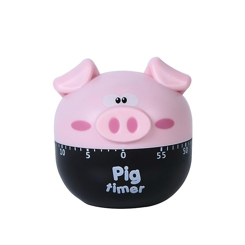 Kitchen Cooking Countdown 60 Mins Steel/plastic Mechanical Timer Alarm Pink