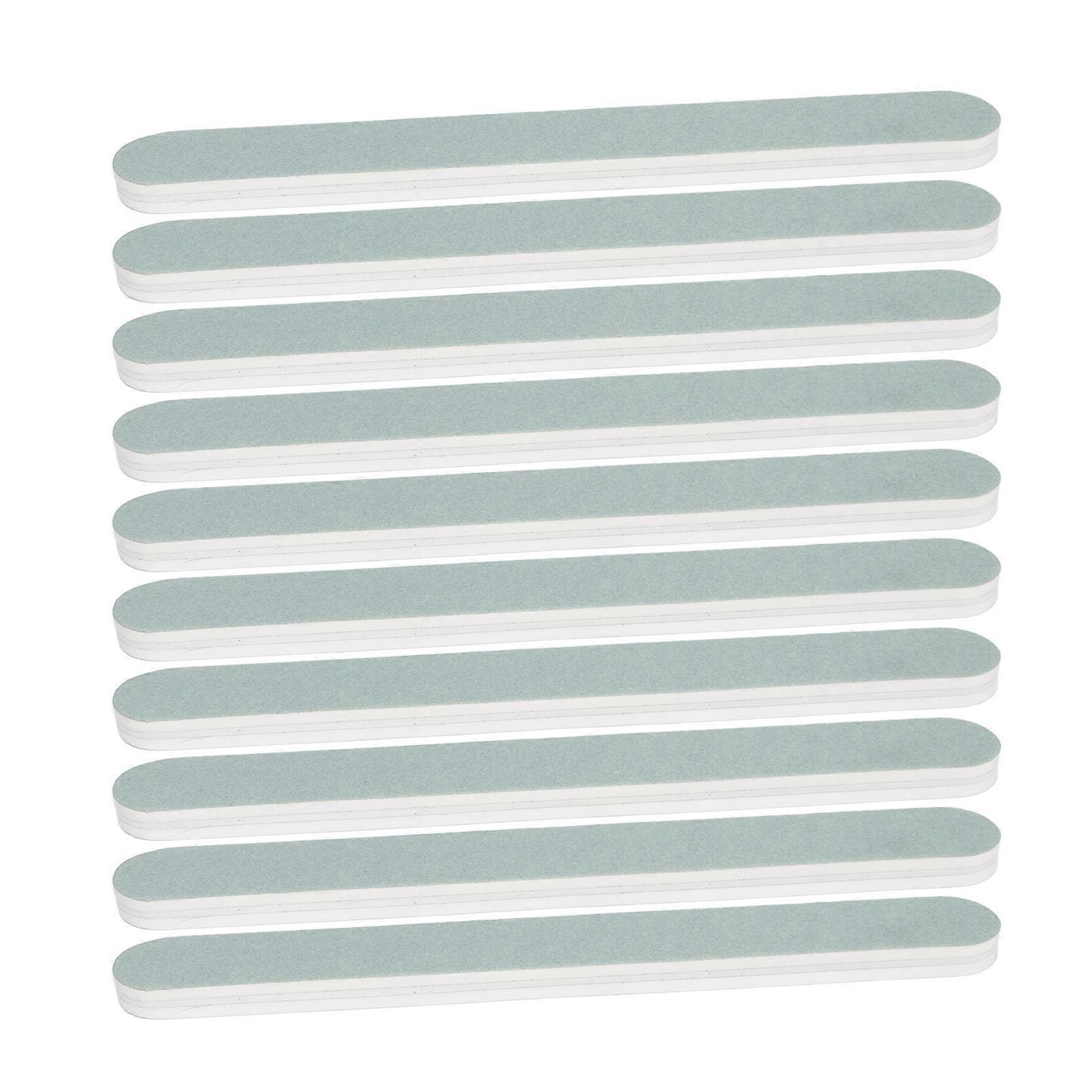 10pcs Nail Polishing Tool Rectangular Buffer Block Double Side Use Strip Professional Manicure Tool