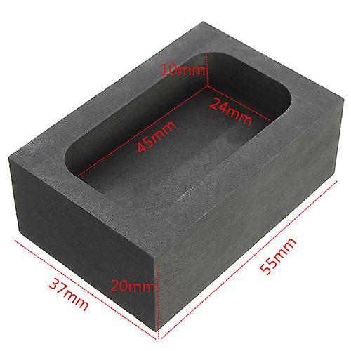 5OZ Purity Graphite Casting Refining Scrap Melting Ingot Mold for Gold Silver