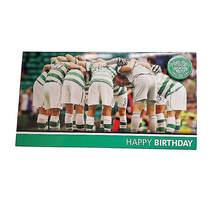 Carte d’anniversaire et badge des joueurs du Celtic FC
