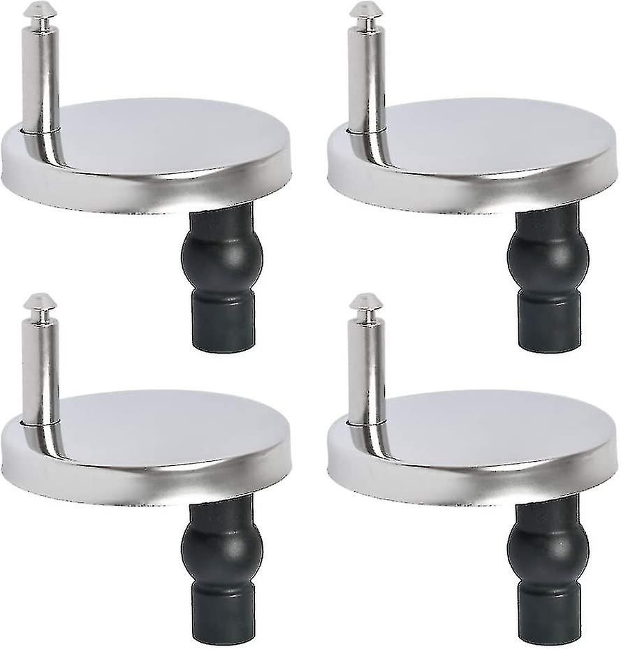 4 stuks universele wc-bril scharnieren roestvrij staal wc-bril schroeven quick release top