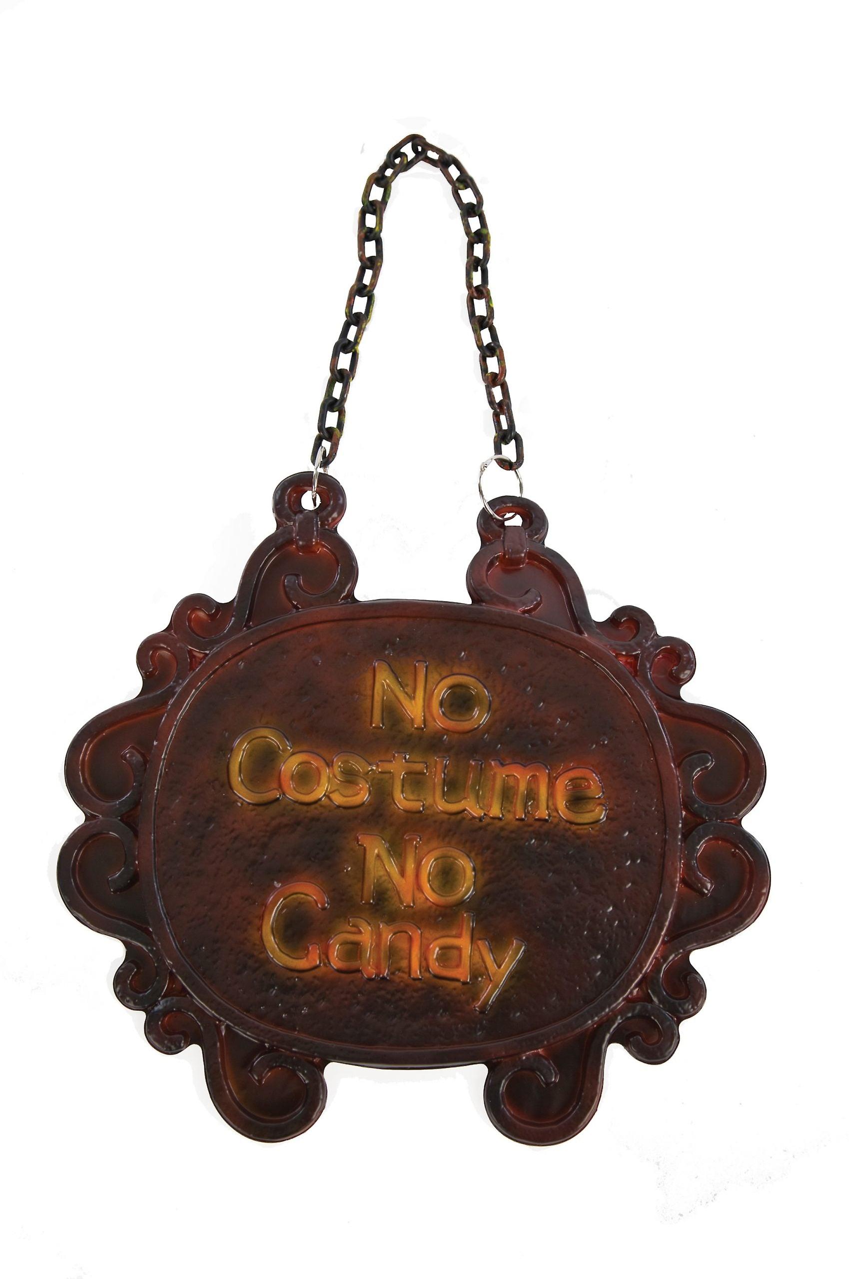 No Custume Candy Sign M38113