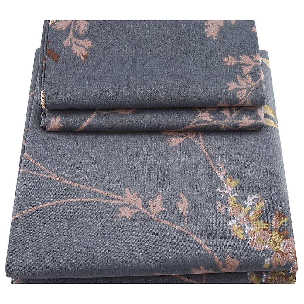 3 Pcs / Set Modern Style 100% Polyester Bedding Set Pillowcase Fitted Sheet (Twin)