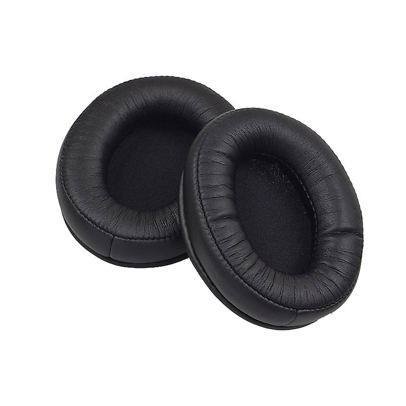 2 PCS Ear Pad Leather Case, Colour: Black Splicing Black Splicing