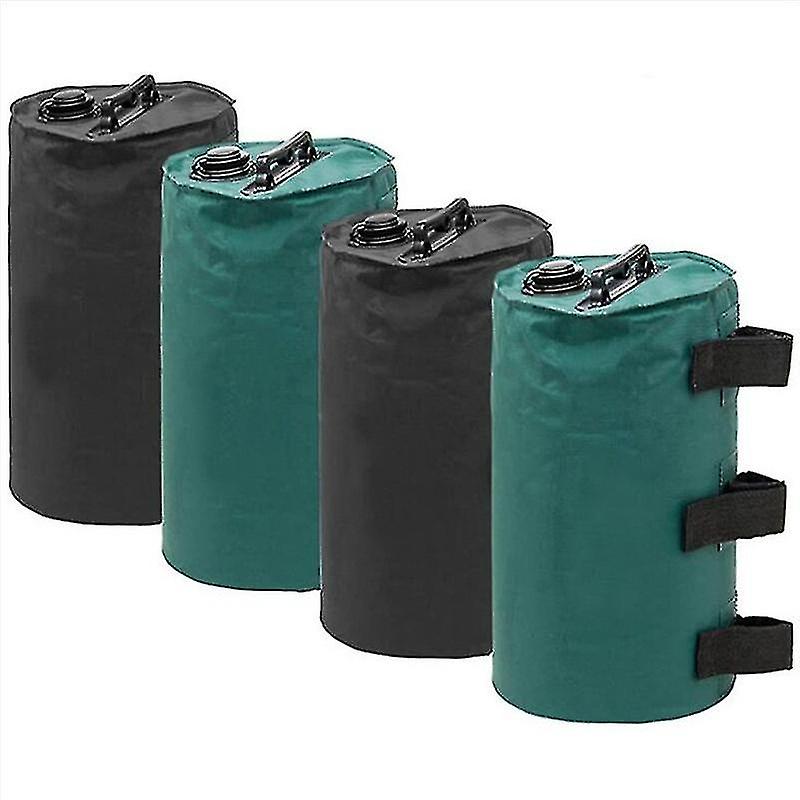 キャノピーウォーターウェイトバッグ/レッグウェイトキャノピーテント用ブラックグリーン20cmX32.5cm