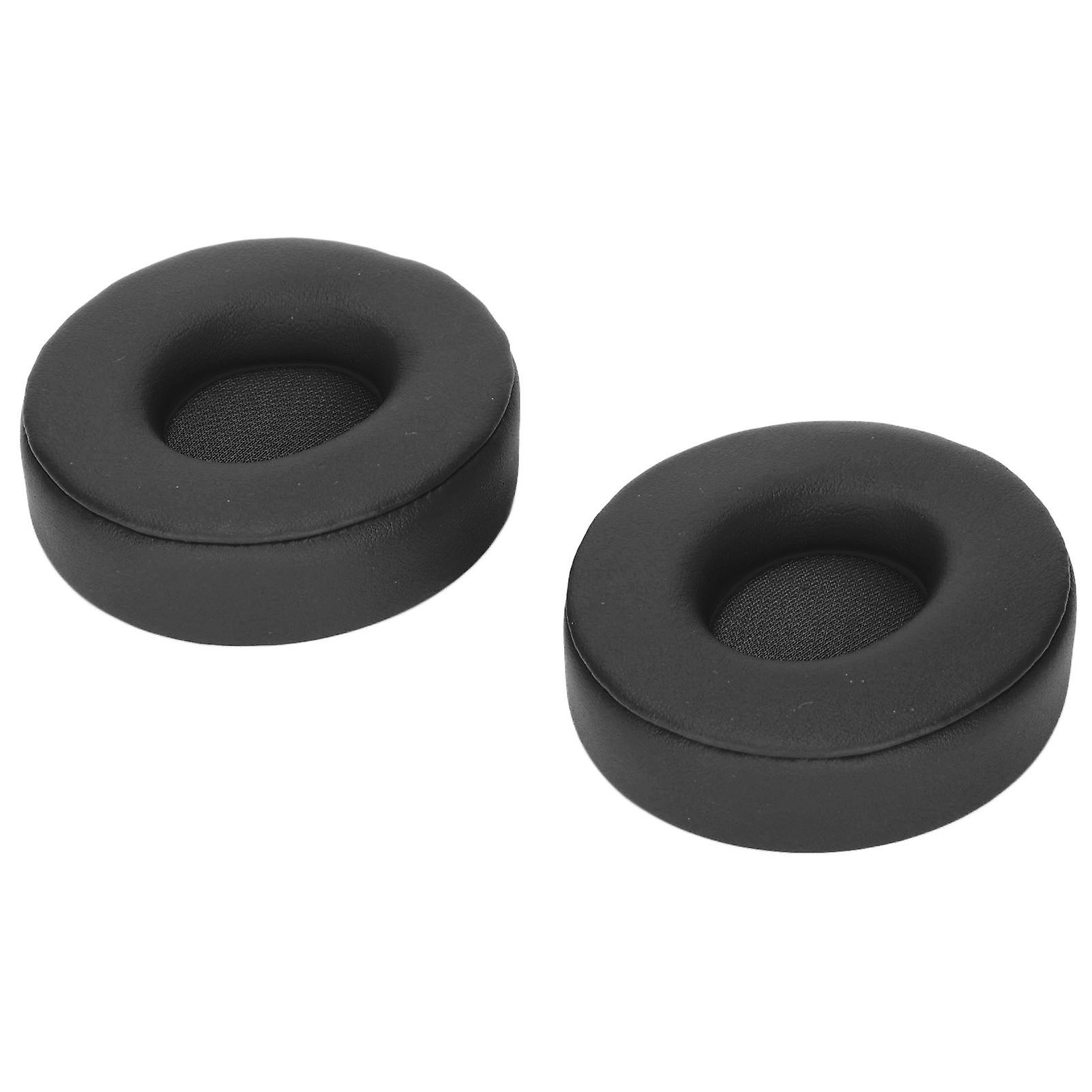 2pcs For SoloPro Ear Pads Elastic Wireless On Ear Headphones Replacement Earpad CoverBlack 