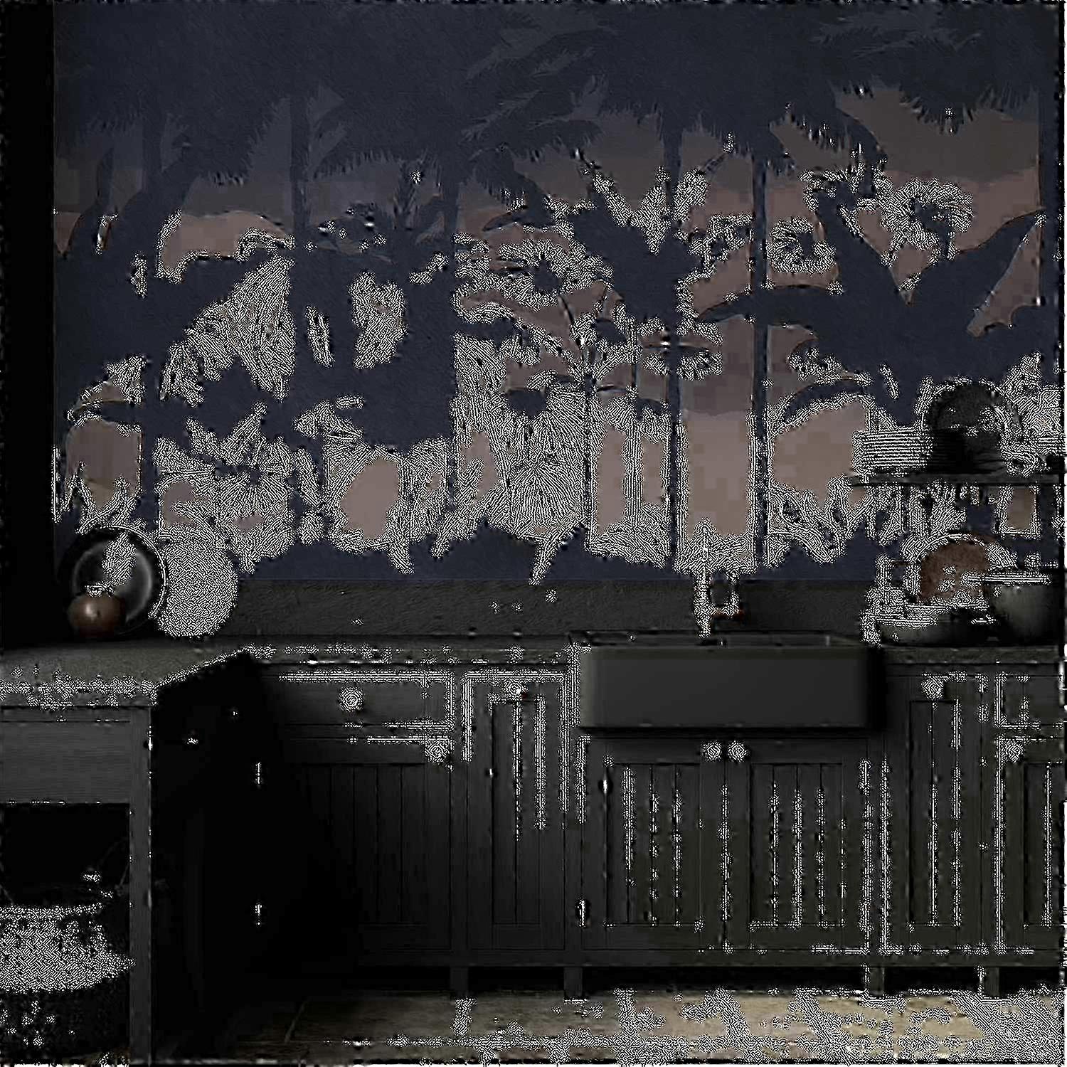 Wall Mural - Jungle at Night