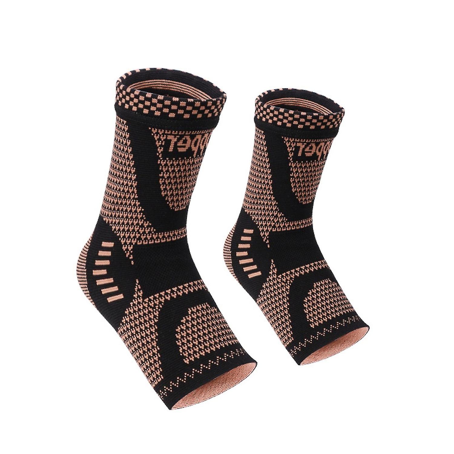 סט סד קרסול מועשר בנחושת גרבי כף רגל לדלקת כף הרגל, נקע בקרסול, דלקת בגיד אכילס