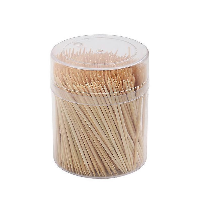 Palitos de madeira de bambu Round Double-Points Tooth Picks