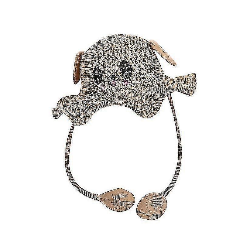 Bunny Ears Kids Summer Hat with Interactive Movement