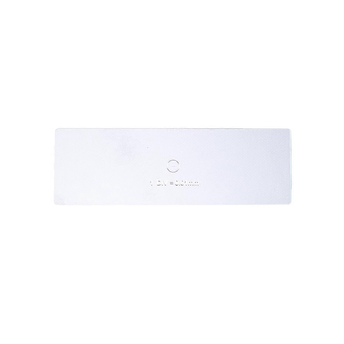 0.01mm Stage Micrometer Microscope Camera Calibration Slide Microscope Accessories