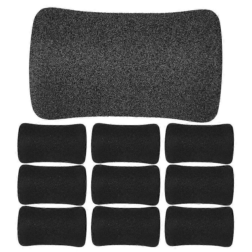 10pcs Ab Training Sleeve Rolling Sponge Roller Gym Exercise Sponge Pads Roller Pad Replacements