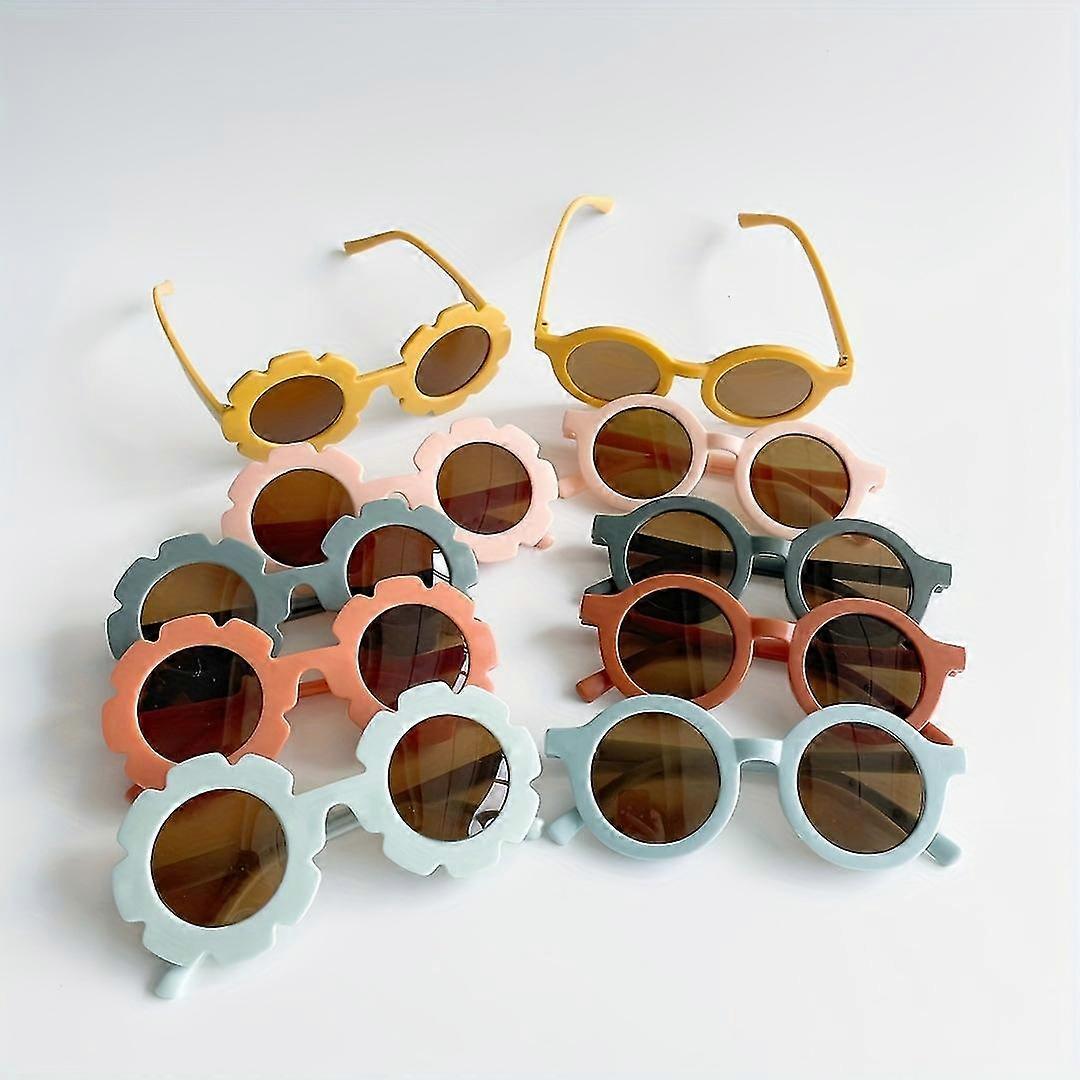 10pcsキッズスタイリッシュでかわいいメガネ - トレンディなパーティーアクセサリーと男の子と女の子のための楽しいギフト - アウトドアアクティビティやお祝いに最適