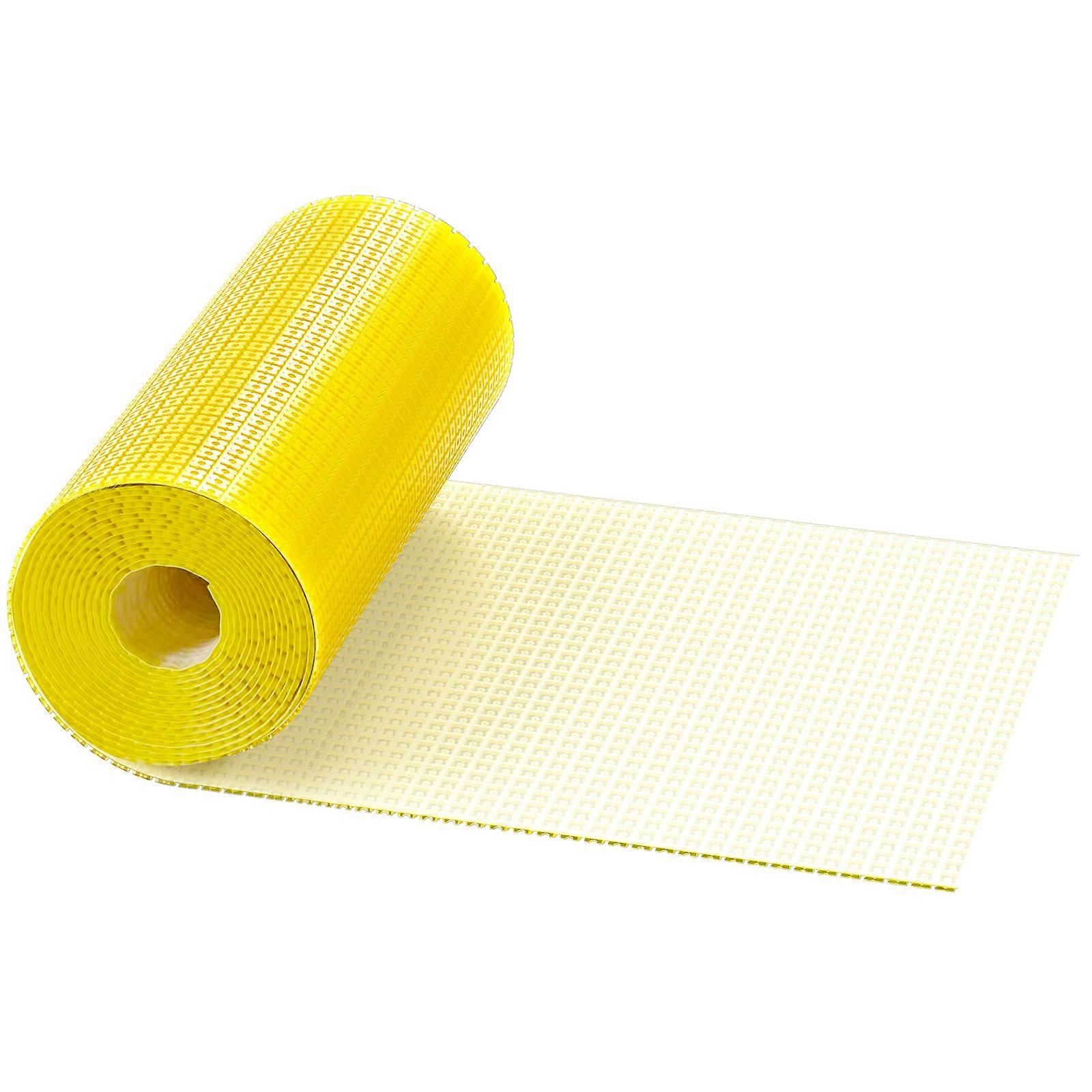 Heat Uncoupling Membrane, 3 x 41 ft, 135 sq.ft Coverage, Water-proof & Crack-proof, 1/8\'\' Thick Tile Underlayment