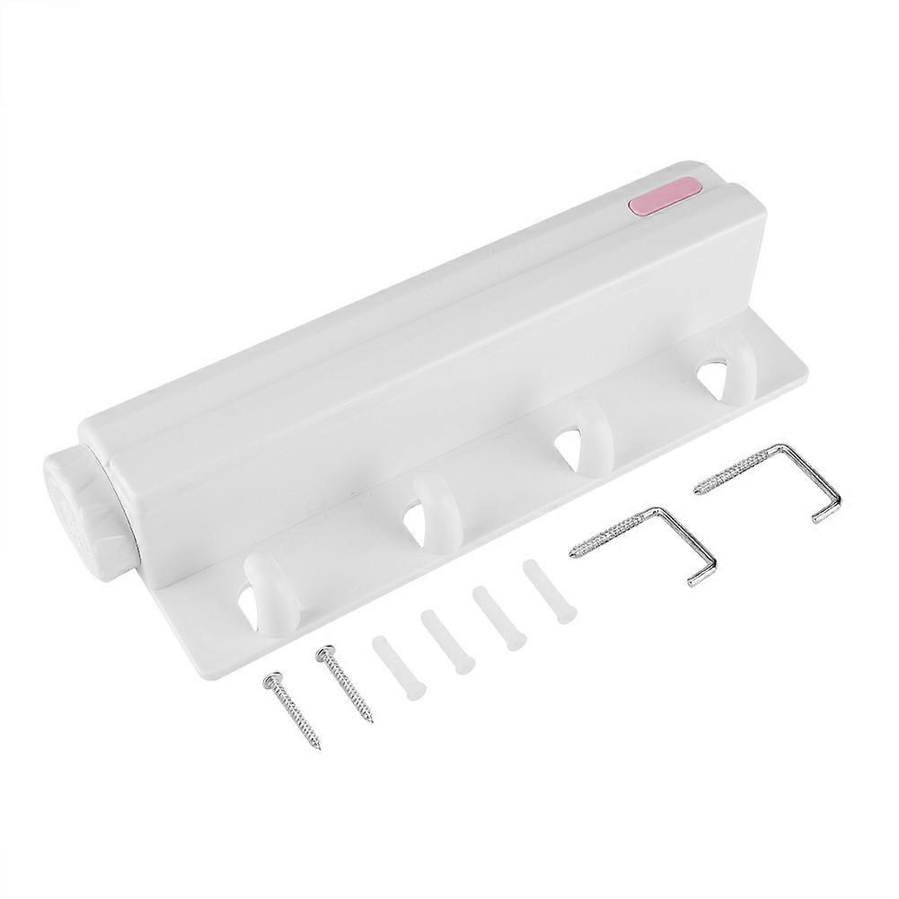 Durable Retractable Wall mounted Clothesline for Clothes Towel Balcony Kitchen(4 Lines)