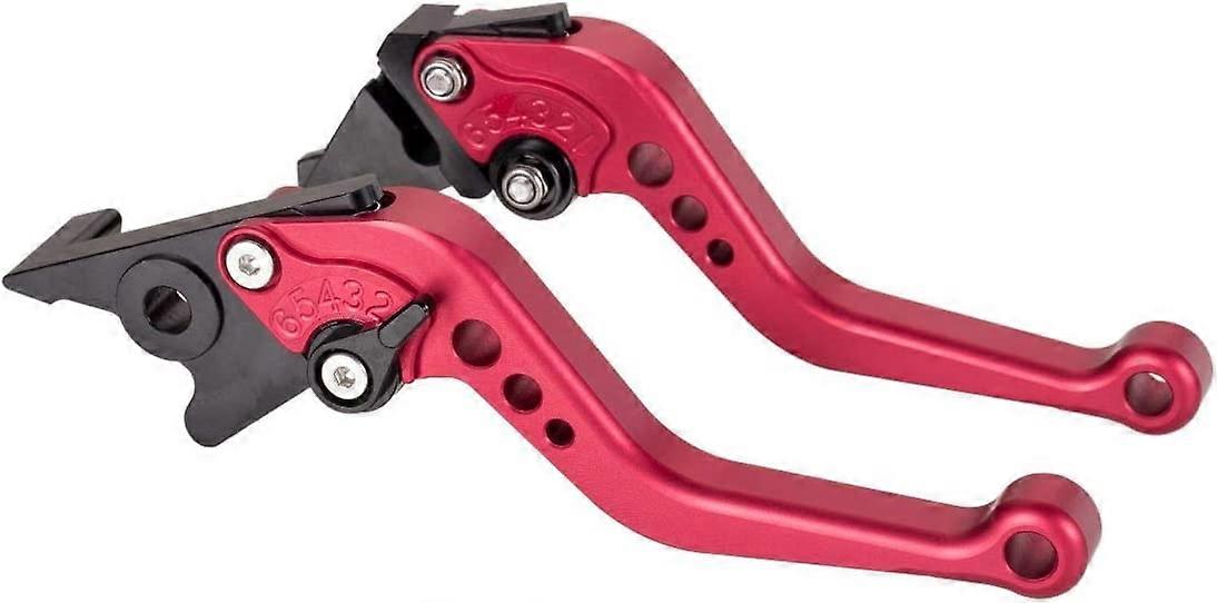 Motorcycle handle modified brake clutch handle modified accessories (red)