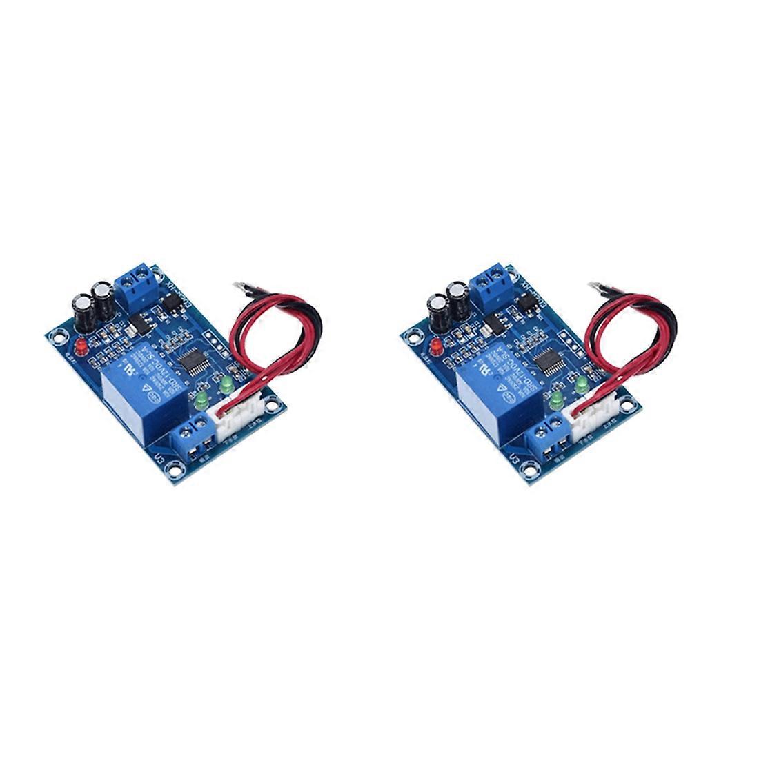 2Pcs AC/DC 12V XH-M203 Water Level Controller Automatic Water Level Controller Water Level Switch L