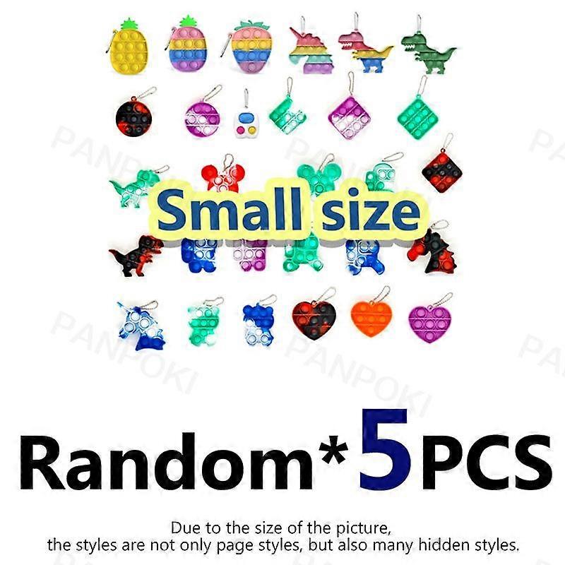 Kawaii Stress Relief Sensory Squeeze Toys Anti-stress Mini Toys Kids Game Hand Simple Dimple Relax Toys - Squeeze Toys