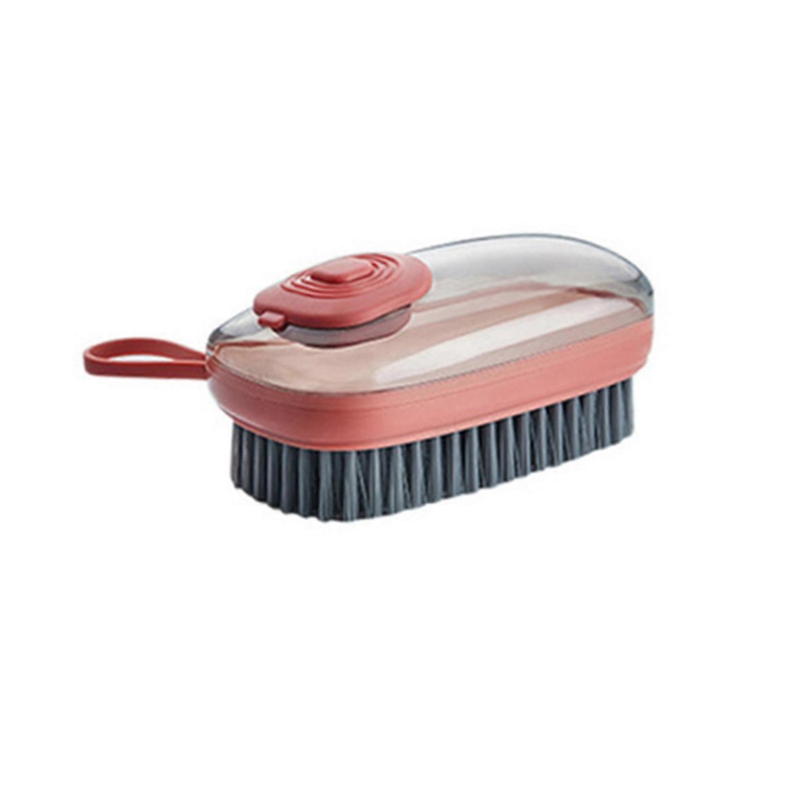 Kitchen Cleaning Brush Multifunctional Liquid Soap Dispenser Laundry Brush Soft