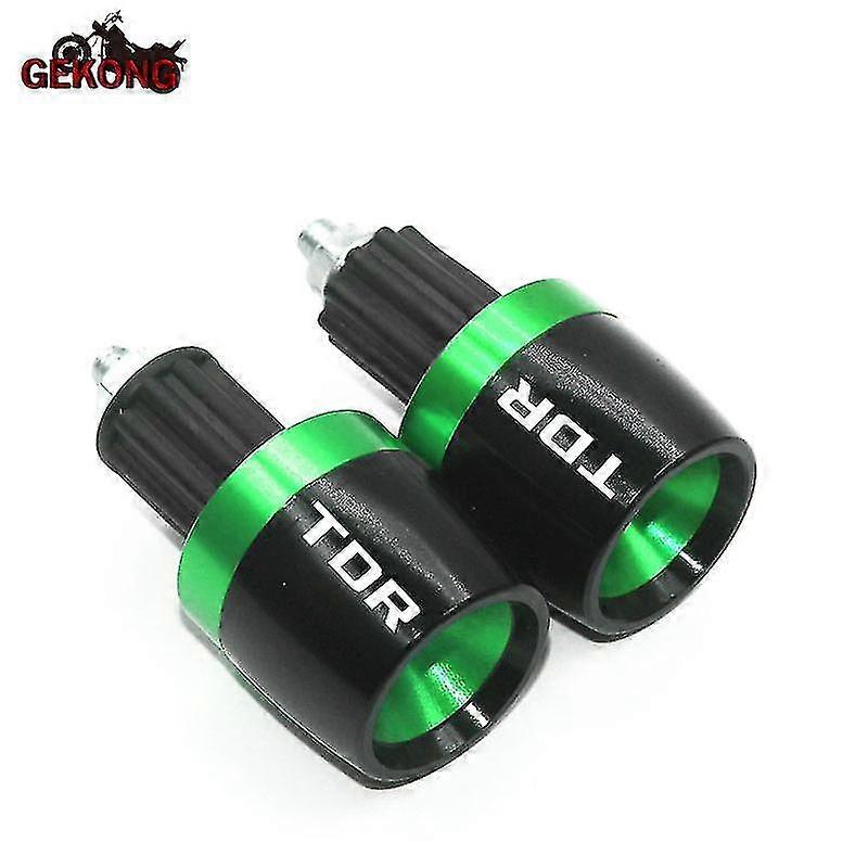 Para yamaha tdr125 ddr240 ddr250 ddr 125 240 250 manillar de motocicleta puños de manillar extremo de manillar tapa de extremo tapón-YuJia