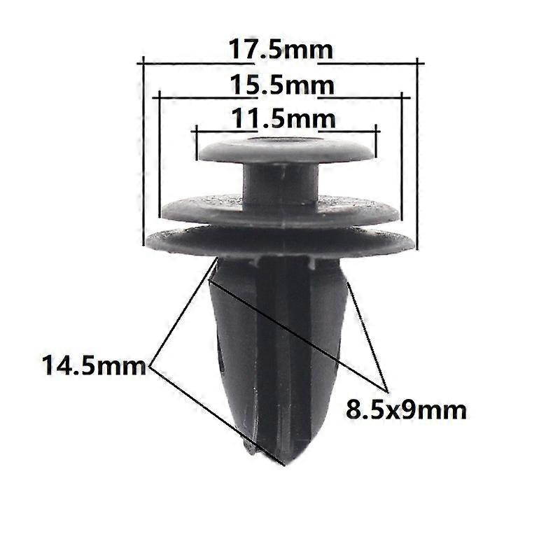 Fixing clips for automotive bumper, 30 pieces, rivets for door panel, car style, for oriental tiggo cherry