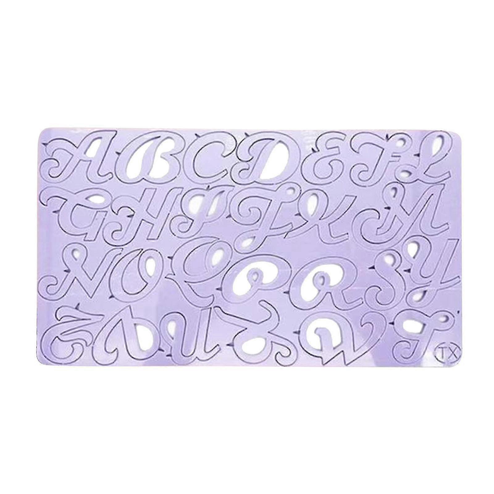 Diy Alphabet Number Cake Stamp Unique Fondant Shape Cake Fondant Mold O